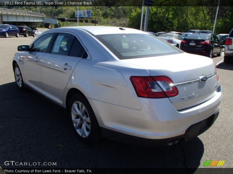 Ingot Silver / Charcoal Black 2012 Ford Taurus SEL