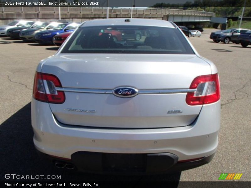 Ingot Silver / Charcoal Black 2012 Ford Taurus SEL