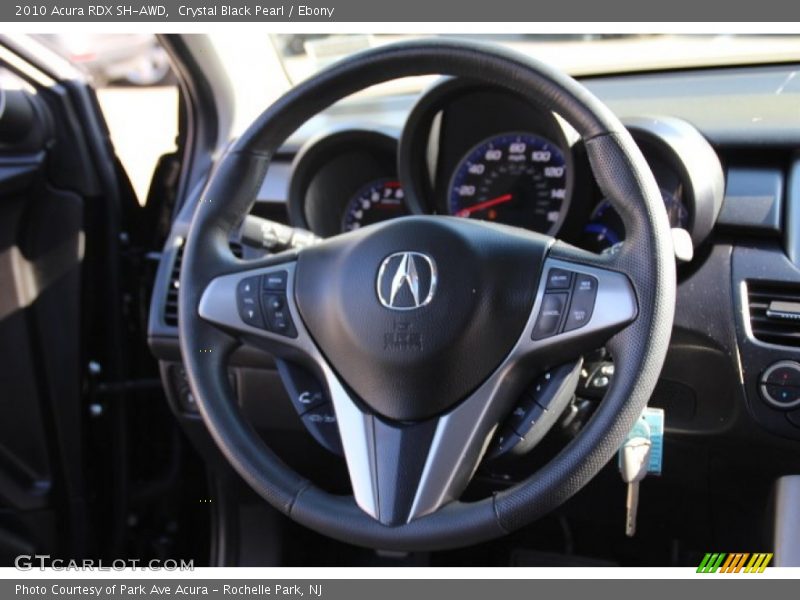 Crystal Black Pearl / Ebony 2010 Acura RDX SH-AWD