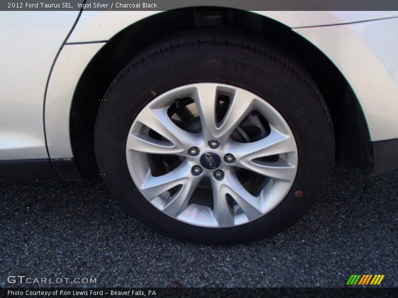 Ingot Silver / Charcoal Black 2012 Ford Taurus SEL