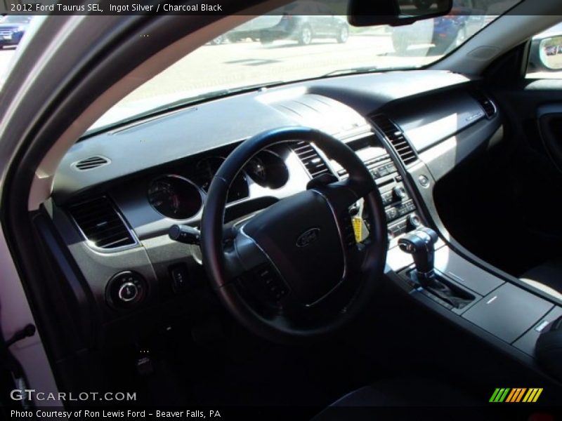Ingot Silver / Charcoal Black 2012 Ford Taurus SEL
