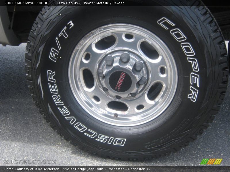 Pewter Metallic / Pewter 2003 GMC Sierra 2500HD SLT Crew Cab 4x4