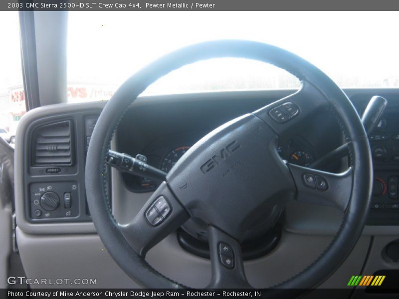 Pewter Metallic / Pewter 2003 GMC Sierra 2500HD SLT Crew Cab 4x4