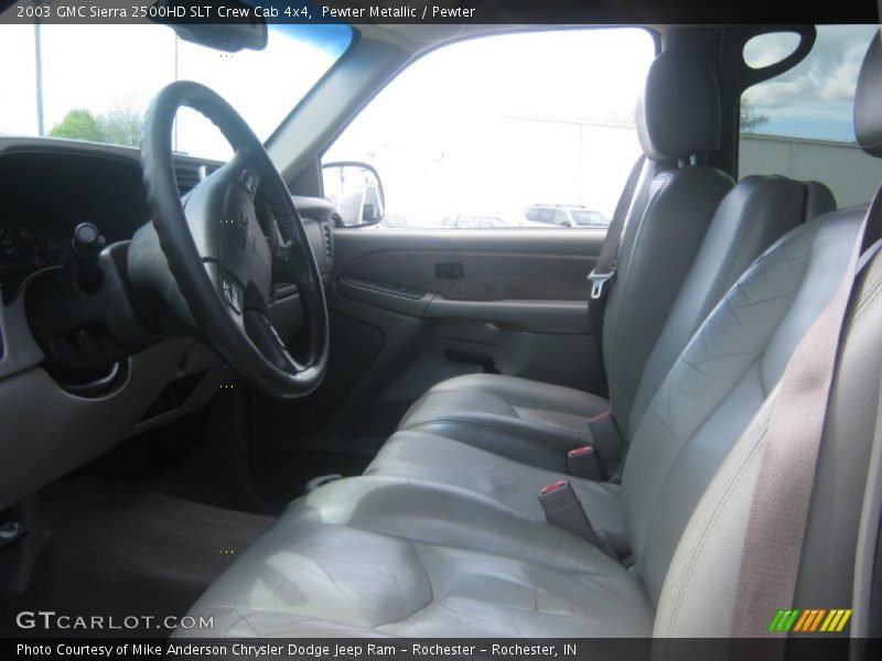 Pewter Metallic / Pewter 2003 GMC Sierra 2500HD SLT Crew Cab 4x4