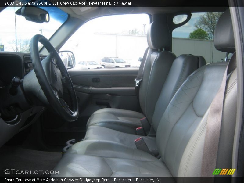Pewter Metallic / Pewter 2003 GMC Sierra 2500HD SLT Crew Cab 4x4