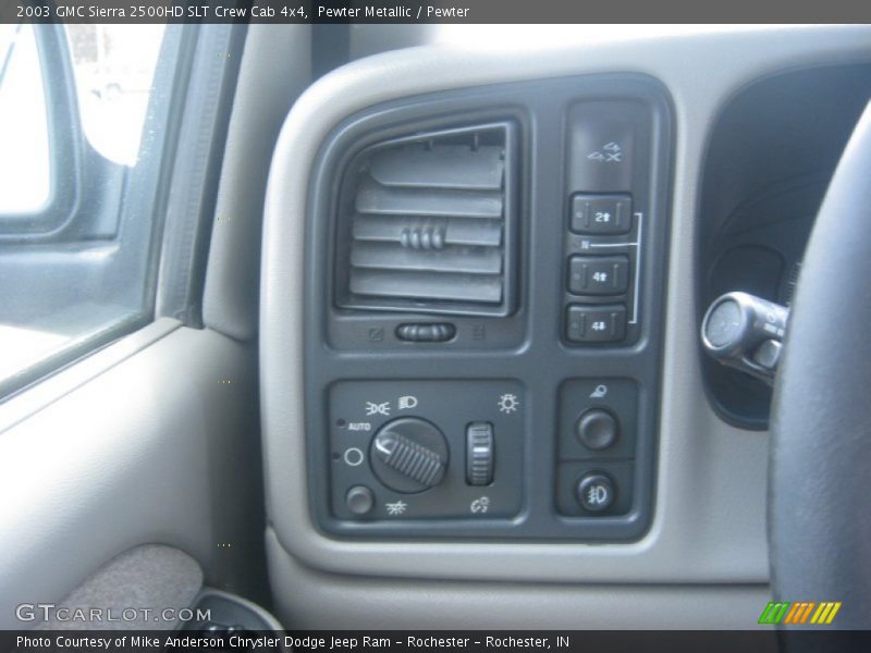 Pewter Metallic / Pewter 2003 GMC Sierra 2500HD SLT Crew Cab 4x4