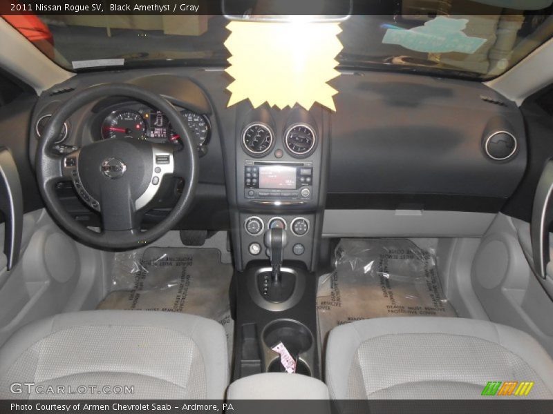 Black Amethyst / Gray 2011 Nissan Rogue SV