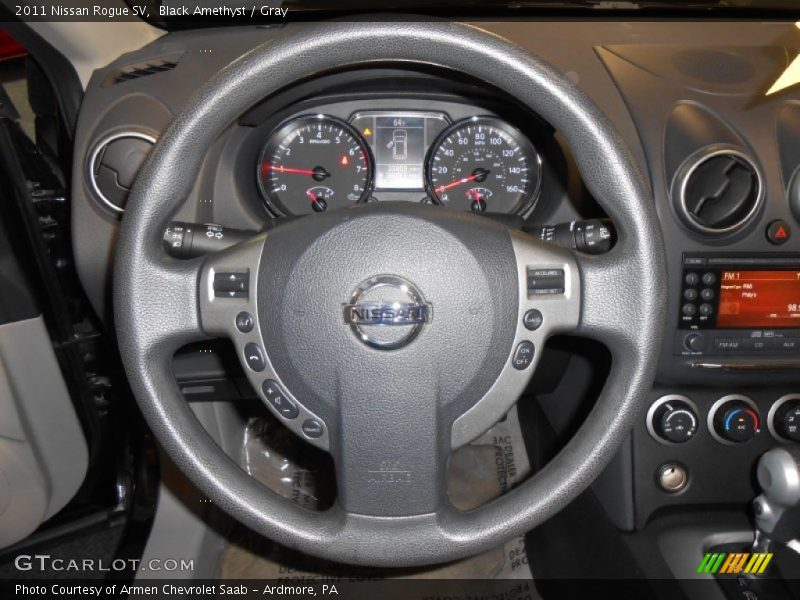 Black Amethyst / Gray 2011 Nissan Rogue SV