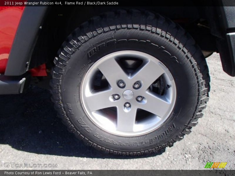 Flame Red / Black/Dark Saddle 2011 Jeep Wrangler Rubicon 4x4