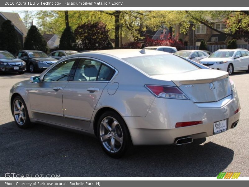 Palladium Silver Metallic / Ebony 2010 Acura TL 3.5 Technology