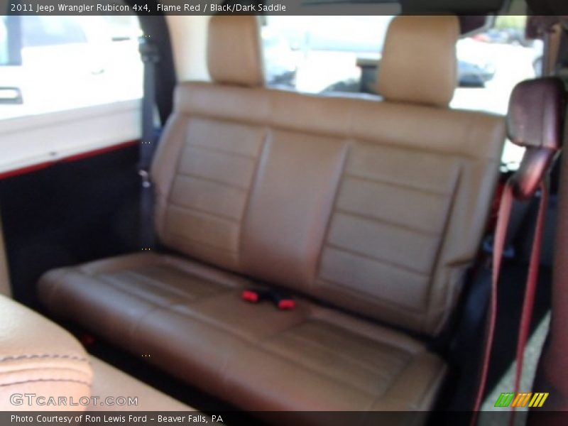 Flame Red / Black/Dark Saddle 2011 Jeep Wrangler Rubicon 4x4