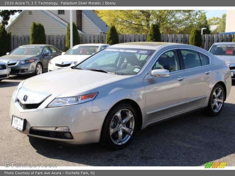 Palladium Silver Metallic / Ebony 2010 Acura TL 3.5 Technology