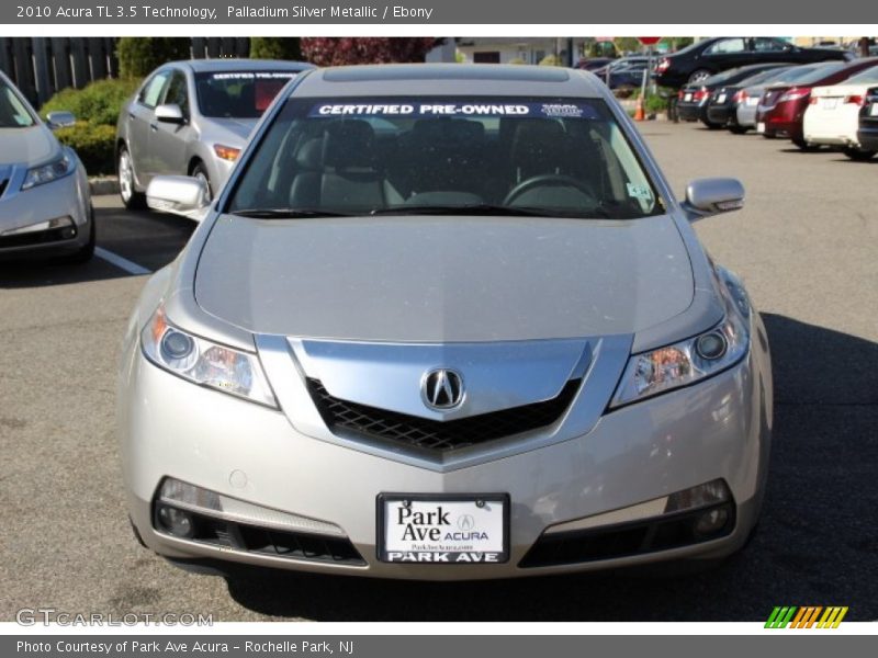 Palladium Silver Metallic / Ebony 2010 Acura TL 3.5 Technology