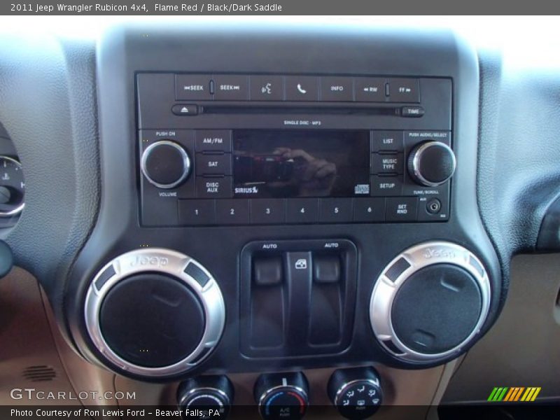 Flame Red / Black/Dark Saddle 2011 Jeep Wrangler Rubicon 4x4
