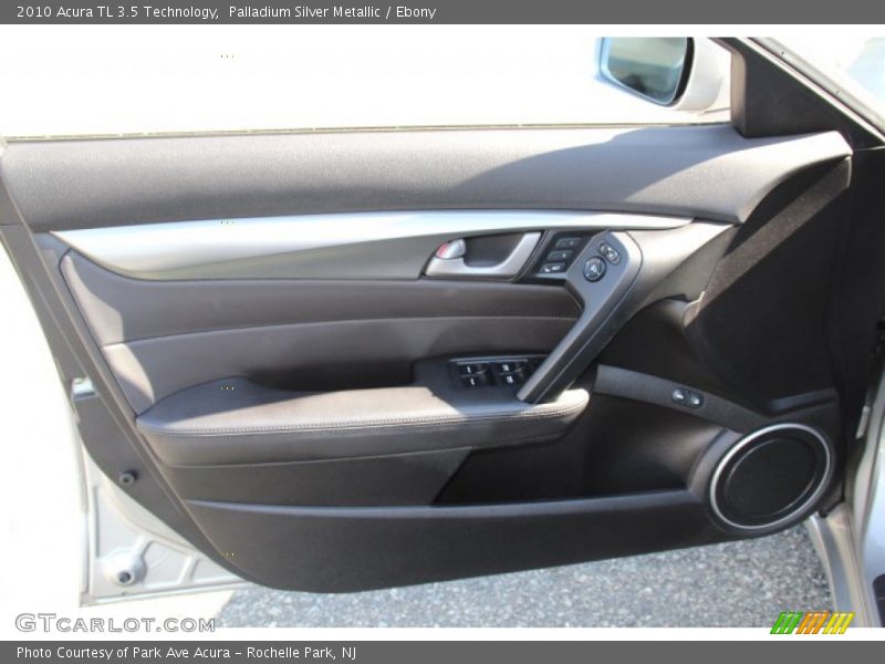 Palladium Silver Metallic / Ebony 2010 Acura TL 3.5 Technology