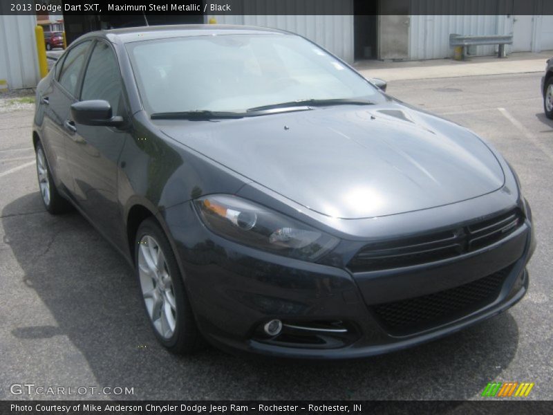 Maximum Steel Metallic / Black 2013 Dodge Dart SXT
