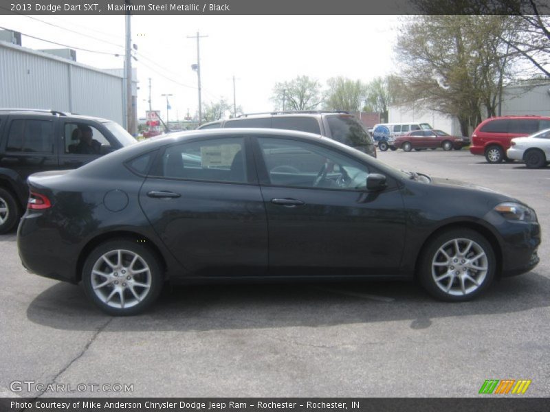 Maximum Steel Metallic / Black 2013 Dodge Dart SXT