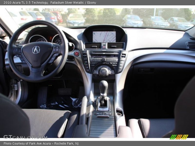 Palladium Silver Metallic / Ebony 2010 Acura TL 3.5 Technology