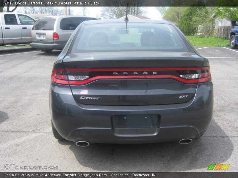 Maximum Steel Metallic / Black 2013 Dodge Dart SXT