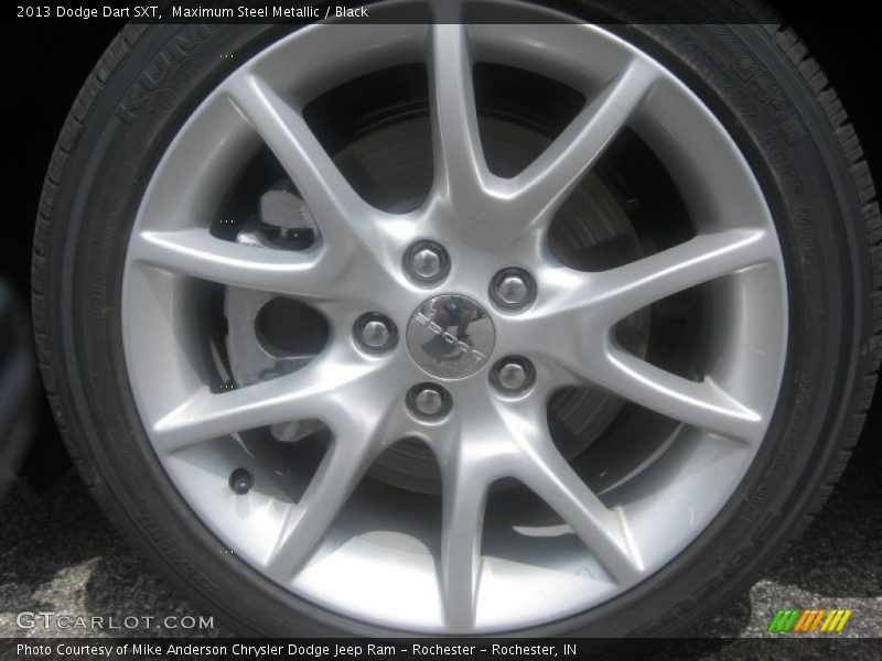 Maximum Steel Metallic / Black 2013 Dodge Dart SXT