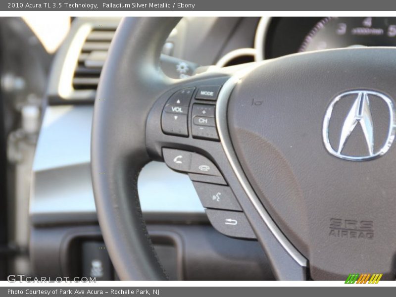 Palladium Silver Metallic / Ebony 2010 Acura TL 3.5 Technology