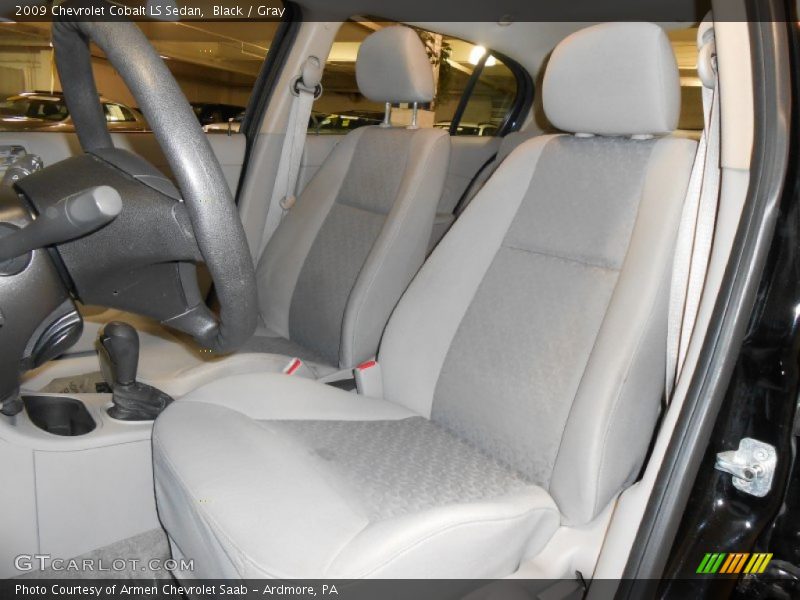 Black / Gray 2009 Chevrolet Cobalt LS Sedan