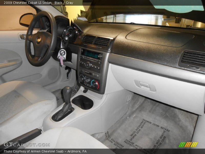 Black / Gray 2009 Chevrolet Cobalt LS Sedan