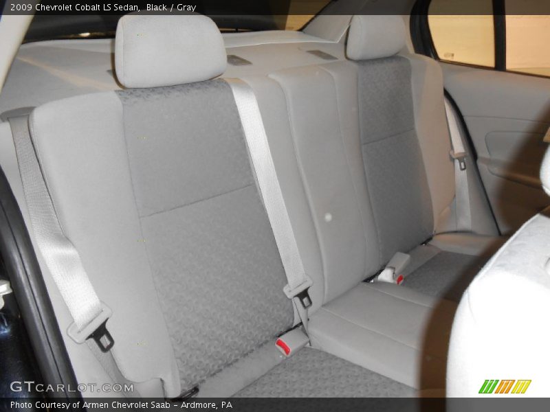 Black / Gray 2009 Chevrolet Cobalt LS Sedan