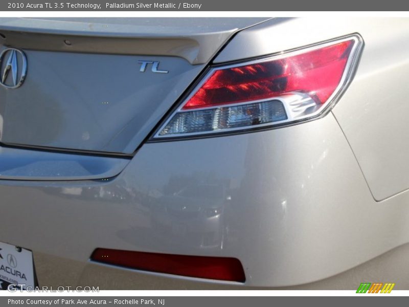 Palladium Silver Metallic / Ebony 2010 Acura TL 3.5 Technology