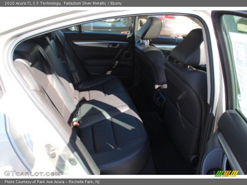Palladium Silver Metallic / Ebony 2010 Acura TL 3.5 Technology