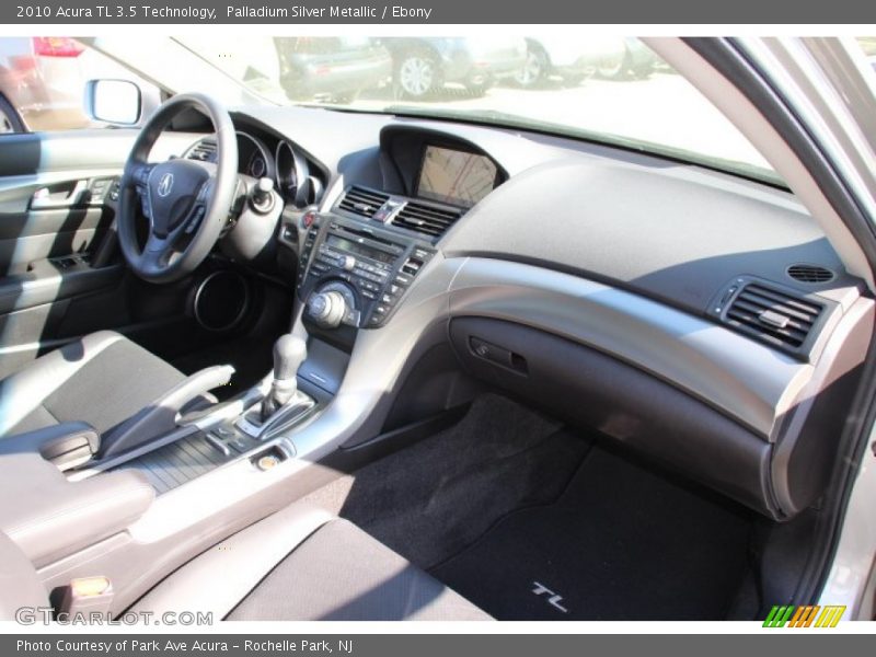 Palladium Silver Metallic / Ebony 2010 Acura TL 3.5 Technology