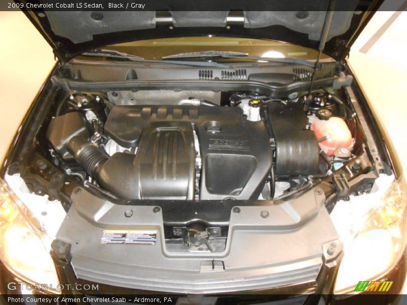 Black / Gray 2009 Chevrolet Cobalt LS Sedan