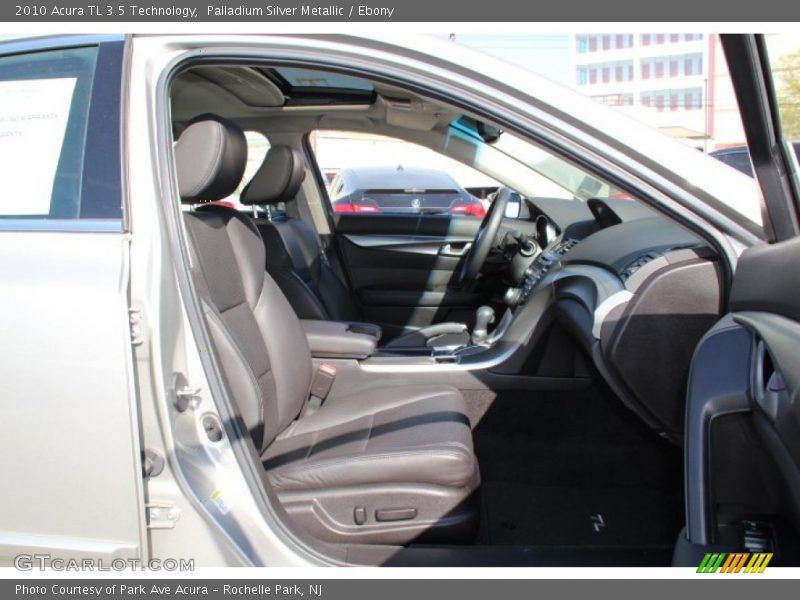 Palladium Silver Metallic / Ebony 2010 Acura TL 3.5 Technology