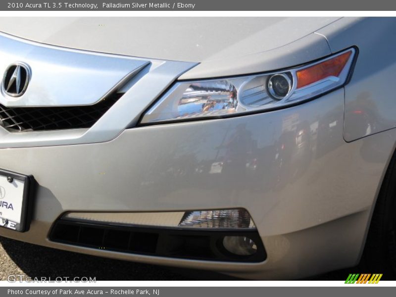 Palladium Silver Metallic / Ebony 2010 Acura TL 3.5 Technology