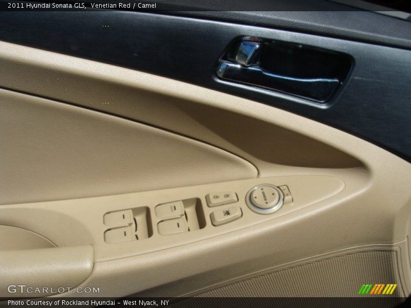 Venetian Red / Camel 2011 Hyundai Sonata GLS
