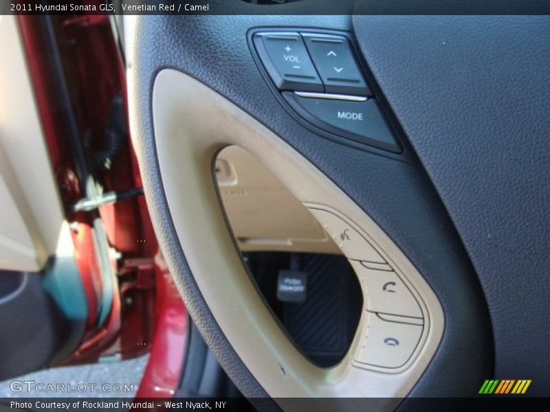 Venetian Red / Camel 2011 Hyundai Sonata GLS