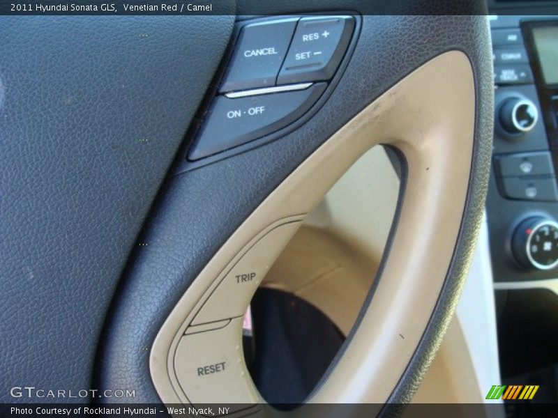 Venetian Red / Camel 2011 Hyundai Sonata GLS