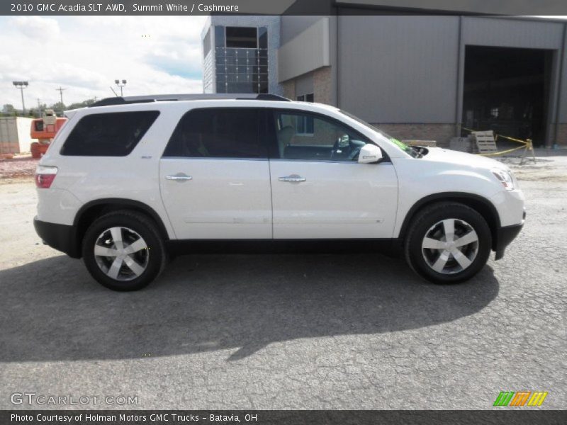 Summit White / Cashmere 2010 GMC Acadia SLT AWD