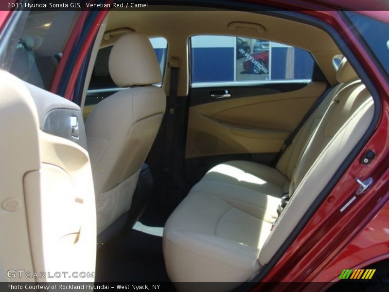 Venetian Red / Camel 2011 Hyundai Sonata GLS