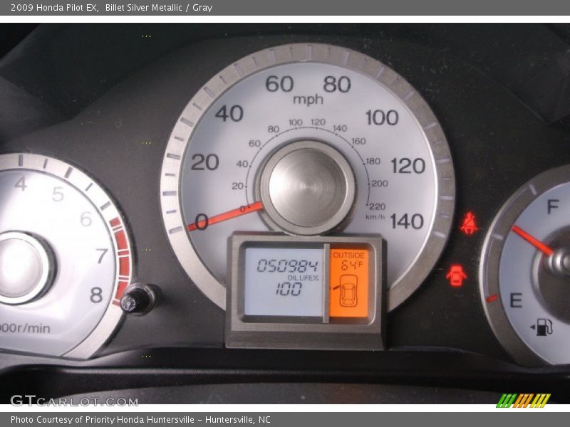 Billet Silver Metallic / Gray 2009 Honda Pilot EX