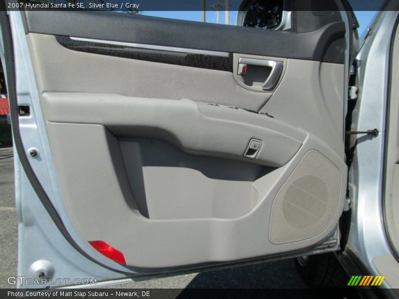 Silver Blue / Gray 2007 Hyundai Santa Fe SE