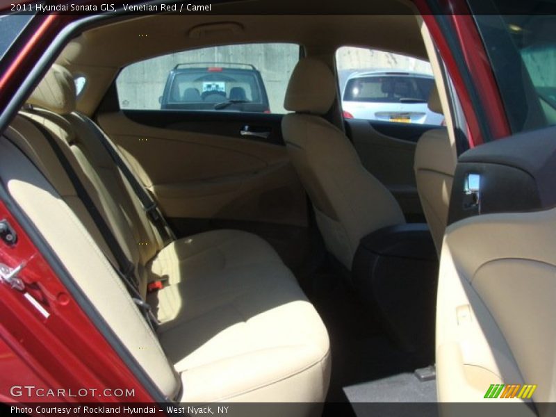 Venetian Red / Camel 2011 Hyundai Sonata GLS