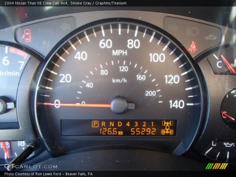 Smoke Gray / Graphite/Titanium 2004 Nissan Titan XE Crew Cab 4x4