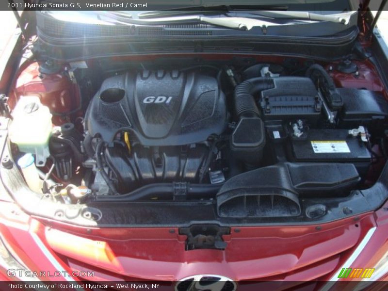 Venetian Red / Camel 2011 Hyundai Sonata GLS