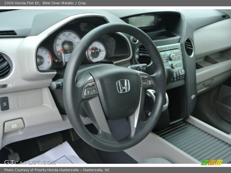 Billet Silver Metallic / Gray 2009 Honda Pilot EX