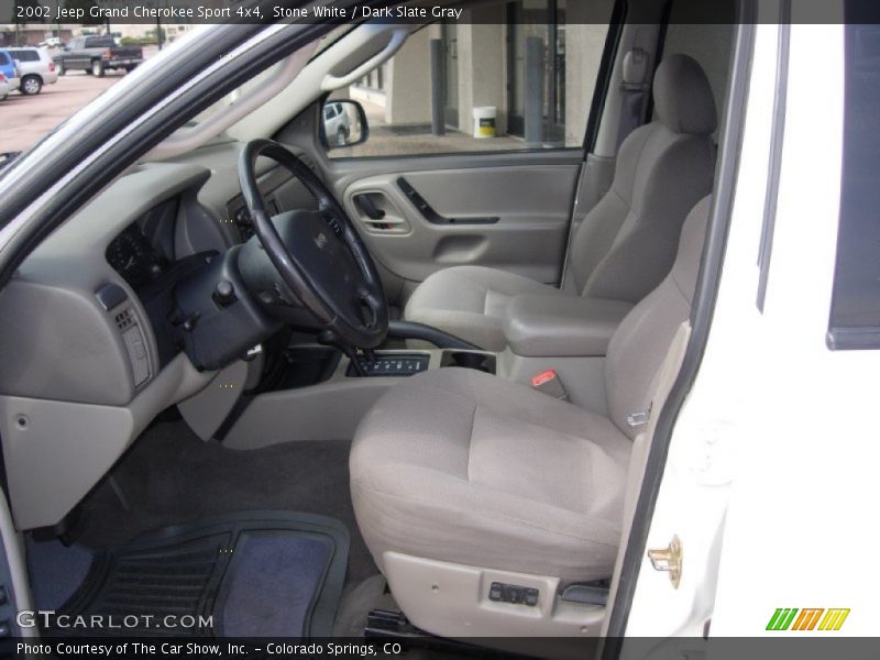 Stone White / Dark Slate Gray 2002 Jeep Grand Cherokee Sport 4x4
