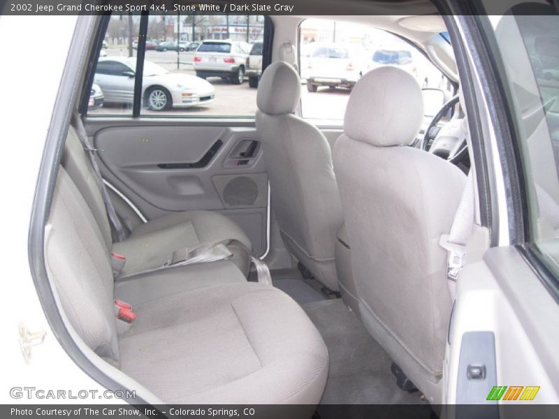 Stone White / Dark Slate Gray 2002 Jeep Grand Cherokee Sport 4x4