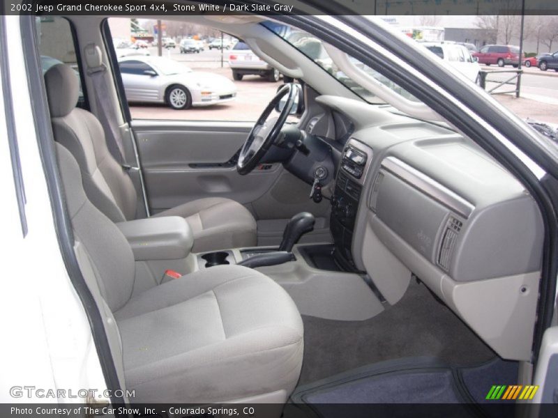 Stone White / Dark Slate Gray 2002 Jeep Grand Cherokee Sport 4x4