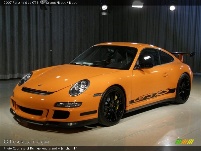 Orange/Black / Black 2007 Porsche 911 GT3 RS