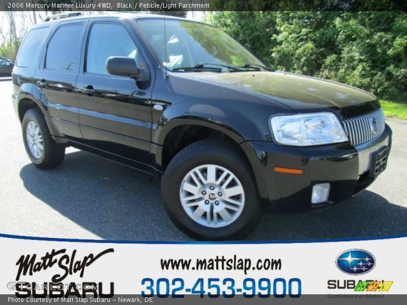 Black / Pebble/Light Parchment 2006 Mercury Mariner Luxury 4WD